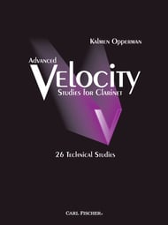 ADVANCED VELOCITY STUDIES FOR CLARINET cover Thumbnail